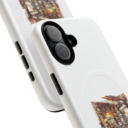 Artistic Tough Magnetic Phone Case for Secure Style, Protective Cover, Customizable Gift, Unique Accessories, Everyday Use