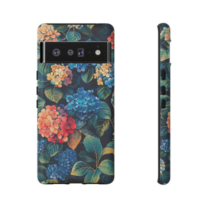 Floral Phone Case, Stylish Tough Case for Gardener Gift, Flower Lover Accessory, Pretty Floral Design, Protective Case