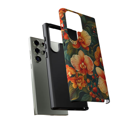 Floral Phone Case - Tough Cases, Protective Cover, Gift for Her, Smartphone Accessory, Floral Design, Nature-Inspired