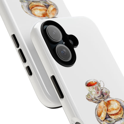 Elegant Tea & Cookies Phone Case - Tough Cases for Tea Lovers