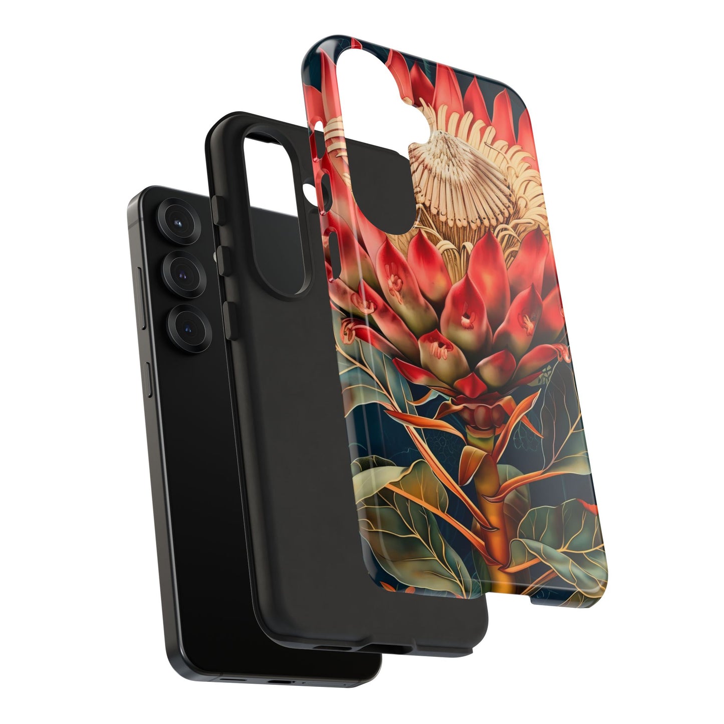 Tough Cases: Vibrant Floral Phone Case, Tough Phone Covers, Floral Art Cases, Nature Design Accessories, Gift for Nature Lovers