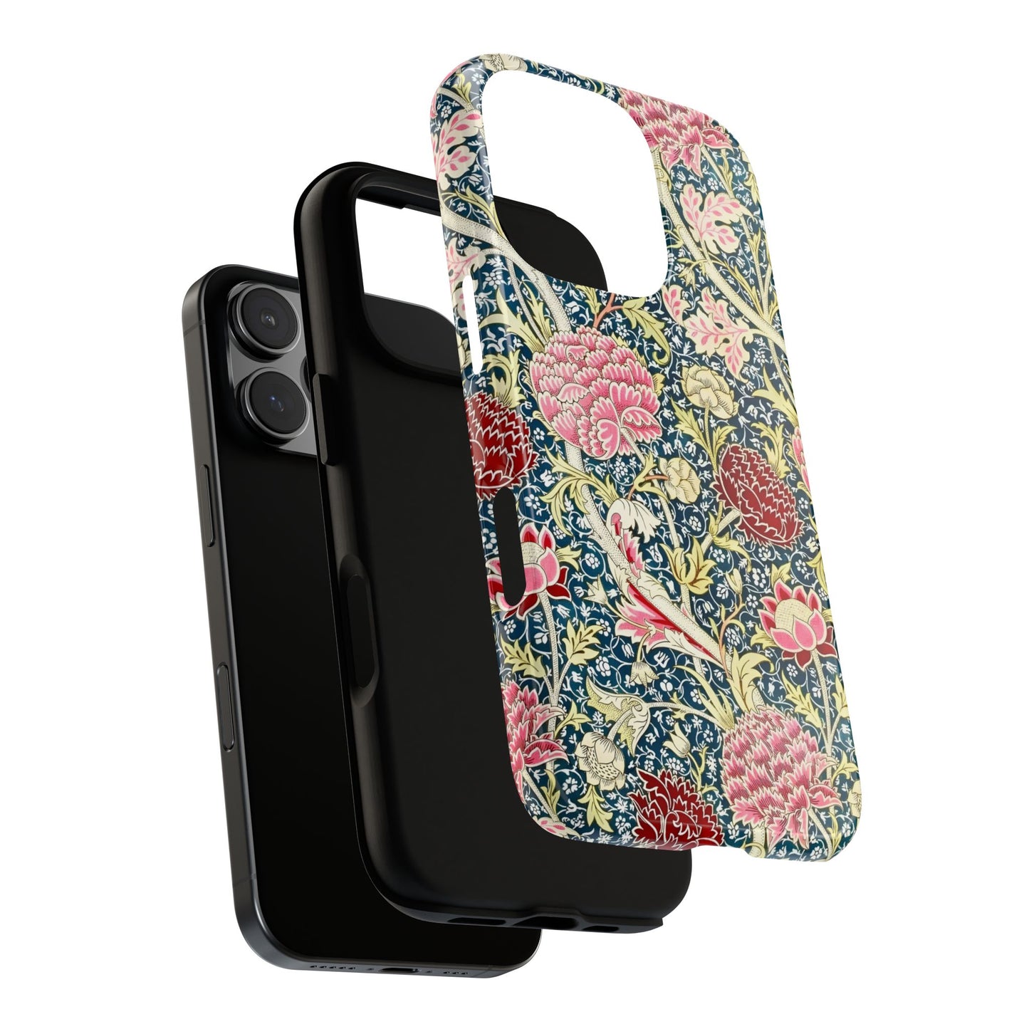 Floral Phone Case, Tough Cases, Durable Phone Cover, Stylish Phone Protector, Gift Idea for Nature Lovers, Floral Pattern Tech Accessories