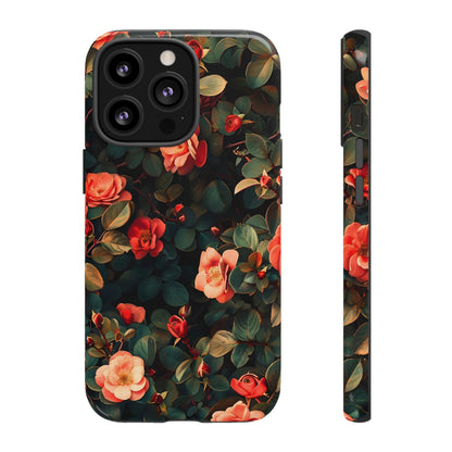 Floral Phone Case - Elegant Floral Design, Tough Protective Case, Perfect Gift for Her, Trendy Phone Accessories, Mother’s Day, Birthday
