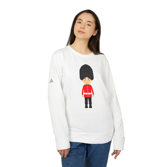 Adidas Unisex Fleece Crewneck Sweatshirt - Royal Guard Design