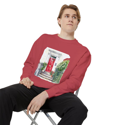 Unisex Garment-Dyed Sweatshirt - England Aesthetics - Embracing Classic British Charm and Style