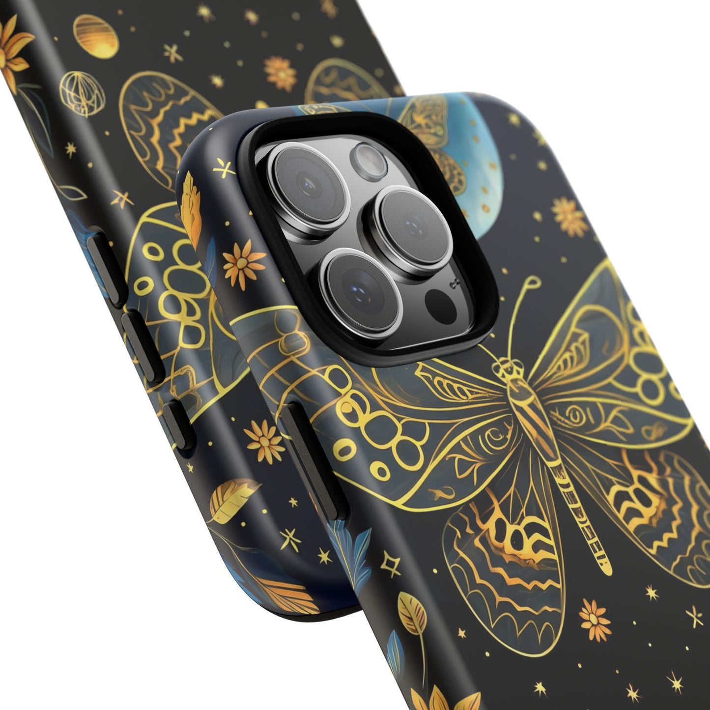 Butterfly Galaxy Phone Case | Tough Cases for Nature Lovers, Unique Phone Covers, Gift for Her, Boho Style, Floral Design