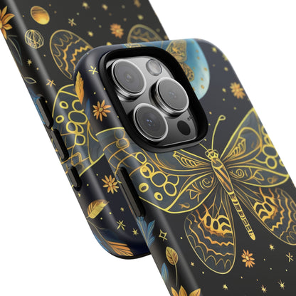 Butterfly Galaxy Phone Case | Tough Cases for Nature Lovers, Unique Phone Covers, Gift for Her, Boho Style, Floral Design
