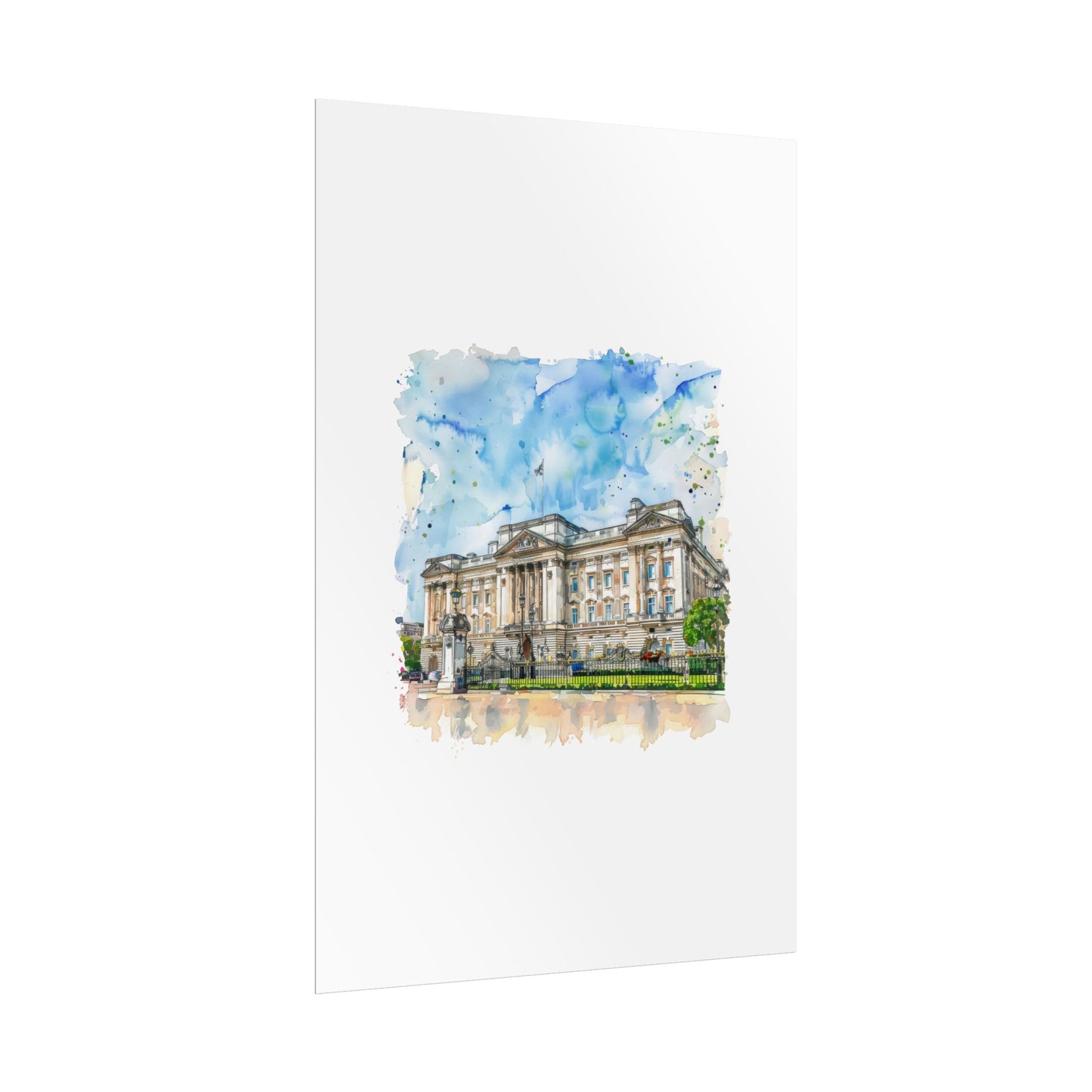 Watercolor Art Rolled Posters