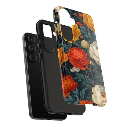 Floral Tough Case for Phones | Durable Floral Phone Cover, Boho Chic, Unique Gift for Her, Phone Protection, Flower Design