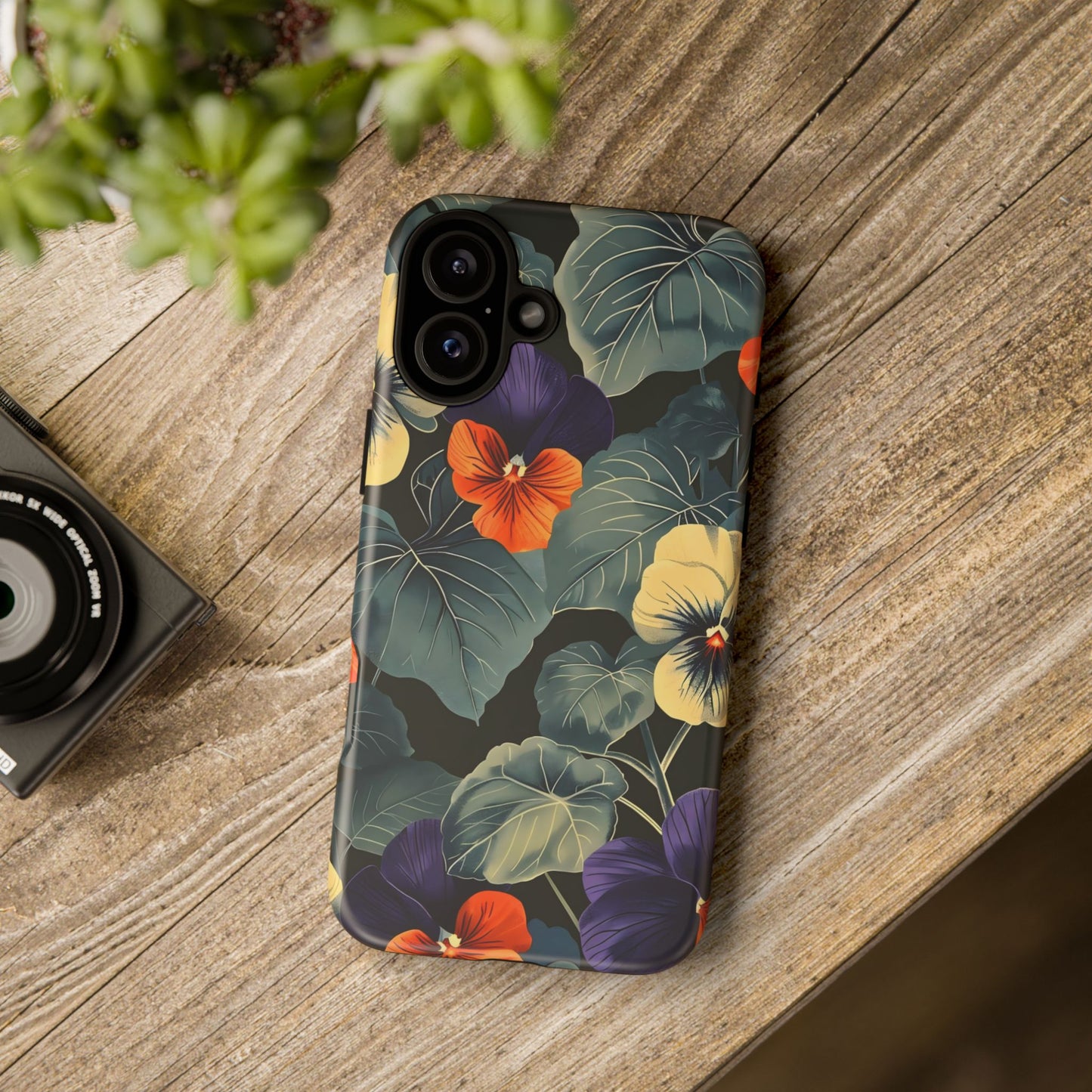 Tough Cases Floral iPhone Case, Tough Phone Cover, Stylish Floral Design, Gift for Her, Summer Vibe, Durable Protective Case