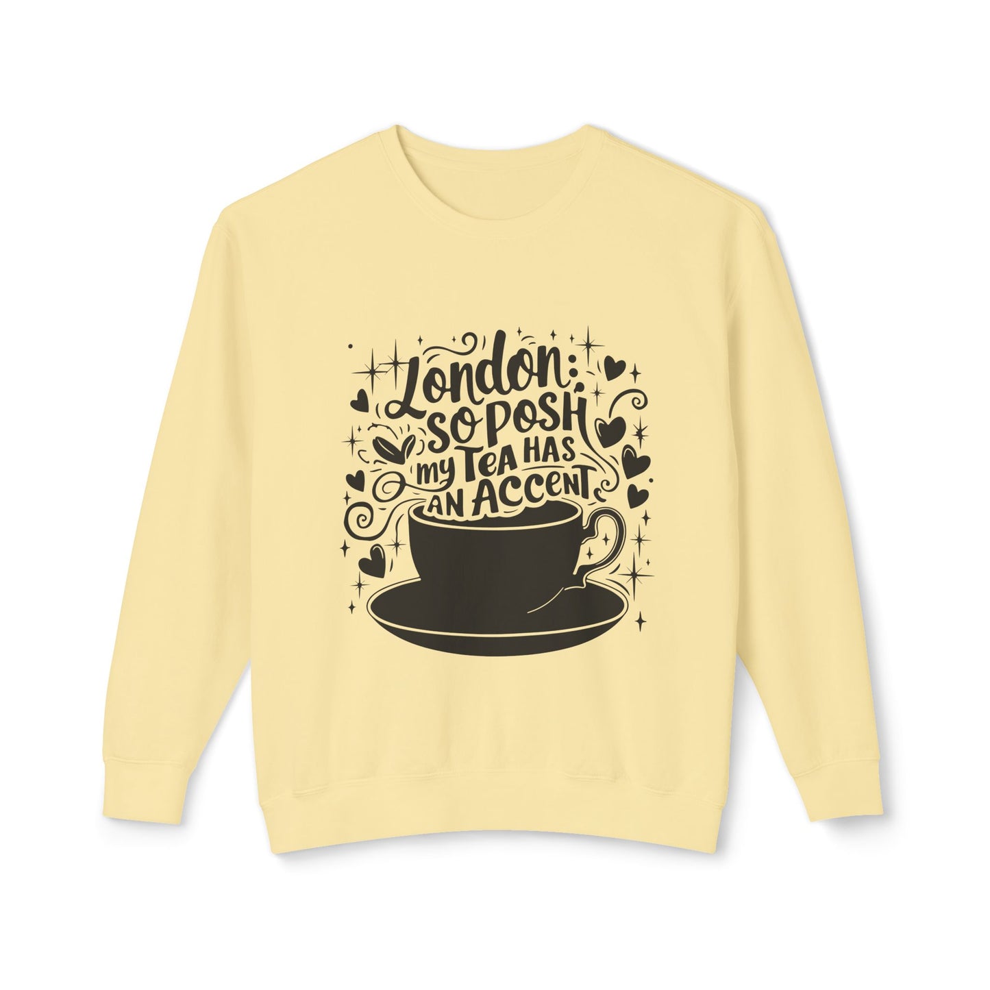 Unisex Lightweight Crewneck Sweatshirt - London's Nostalgic Tea