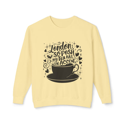 Unisex Lightweight Crewneck Sweatshirt - London's Nostalgic Tea