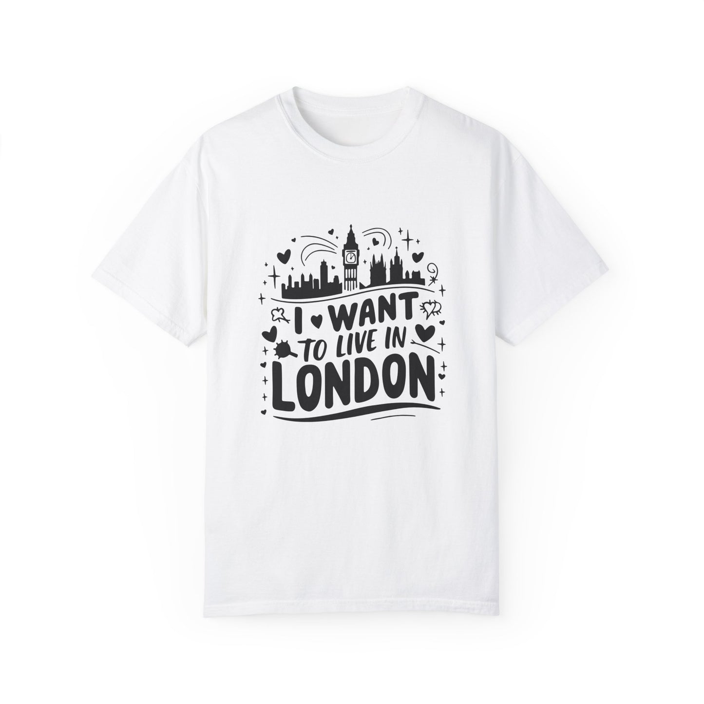 London Vibes Unisex Garment-Dyed T-shirt