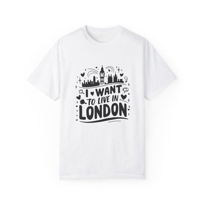 London Vibes Unisex Garment-Dyed T-shirt