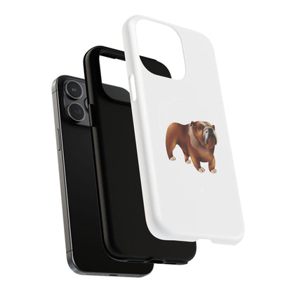 Custom Bulldog Tough Magnetic Case for iPhone, Pet Lover Gift, Durable Phone Protection, Unique Bulldog Design, Dog Owner Accessories