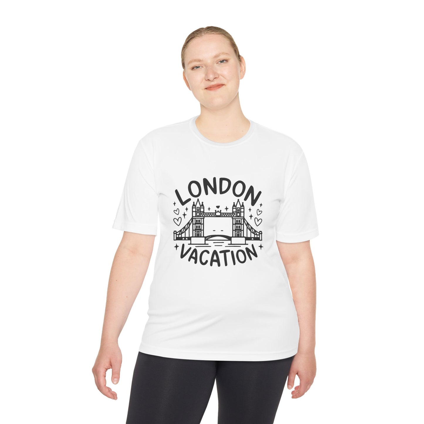 Unisex Moisture Wicking Tee - London Vacation