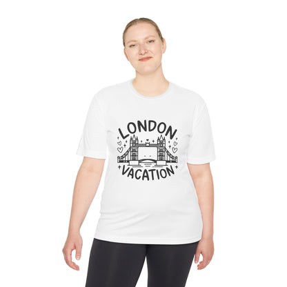 Unisex Moisture Wicking Tee - London Vacation