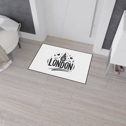 Stylish London Floor Mat | Heavy Duty Home Decor, Entryway Rug, UK Themed Gift, Kitchen Accessory, Housewarming Present