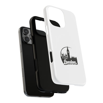 Stylish Tough Magnetic Phone Case with London Skyline, Unique Design, Perfect Gift for Travelers, Phone Protection, Customizable Accessories