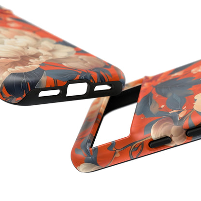 Floral Tough Case, Durable Floral Phone Case, Stylish Protection Case, Gift for Her, Spring Accessories, Mother’s Day Gift