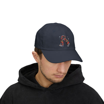 Classic Knitted Scarf Dad Cap | Casual Summer Hat, Unisex Baseball Cap, Gift for Dad, Outdoor Accessory, Dad Apparel