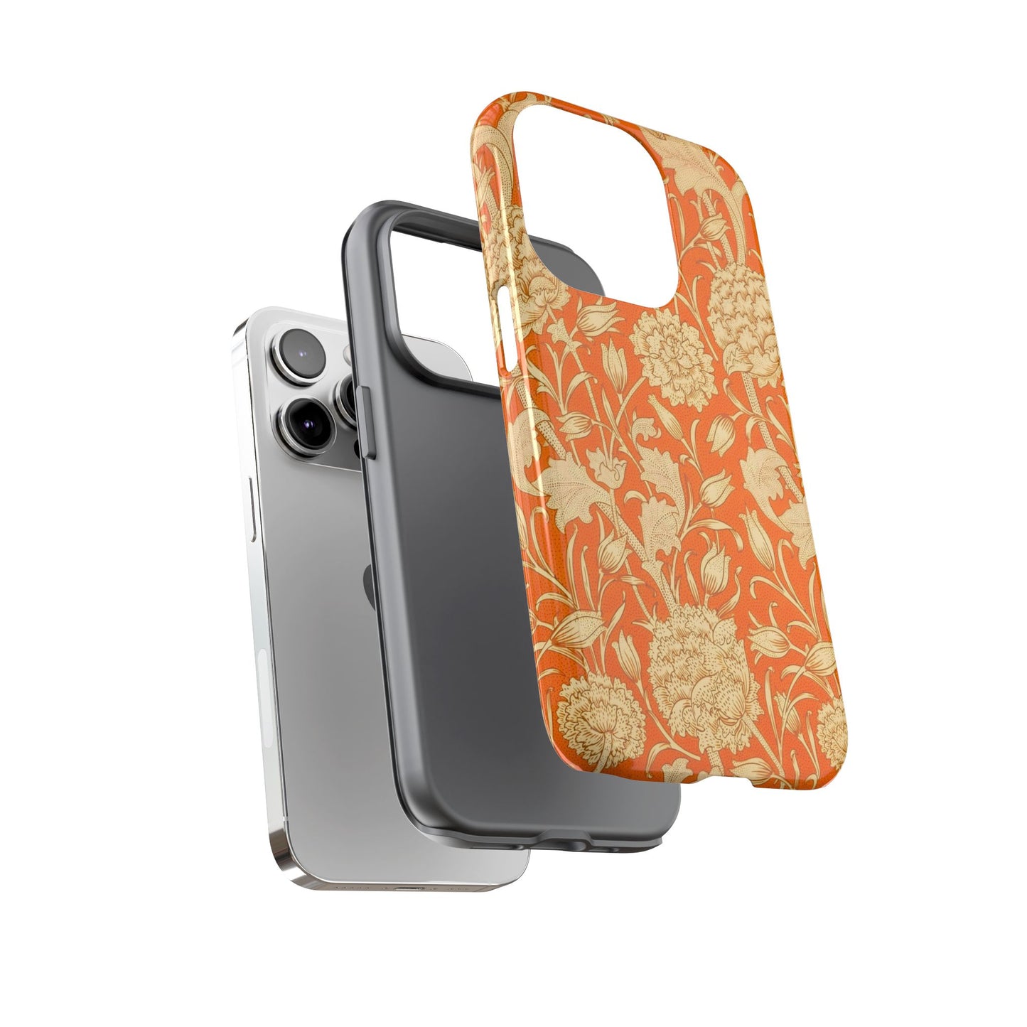 Floral Phone Case, Vibrant Tough Cases for Garden Lovers, Stylish Protection, Gift for Birthdays, Spring Decor, Unique Design