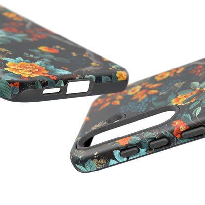 Floral Phone Case | Tough Cases, Protective Cover, Gift for Her, Autumn Vibes, Floral Phone Accessory, Unique Design