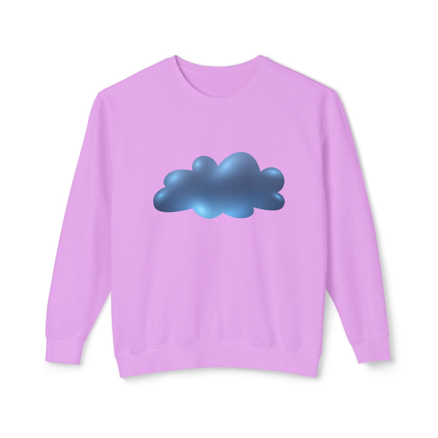 Unisex Lightweight Crewneck Sweatshirt - Serene Cloudscape Dreamy Cloud Design