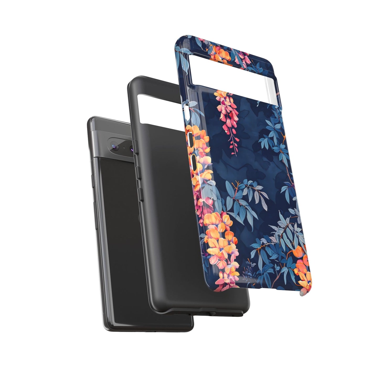 Floral iPhone Case, Tough Phone Cover, Gift for Her, Nature Lover Accessory, Spring Decor, Unique Floral Design