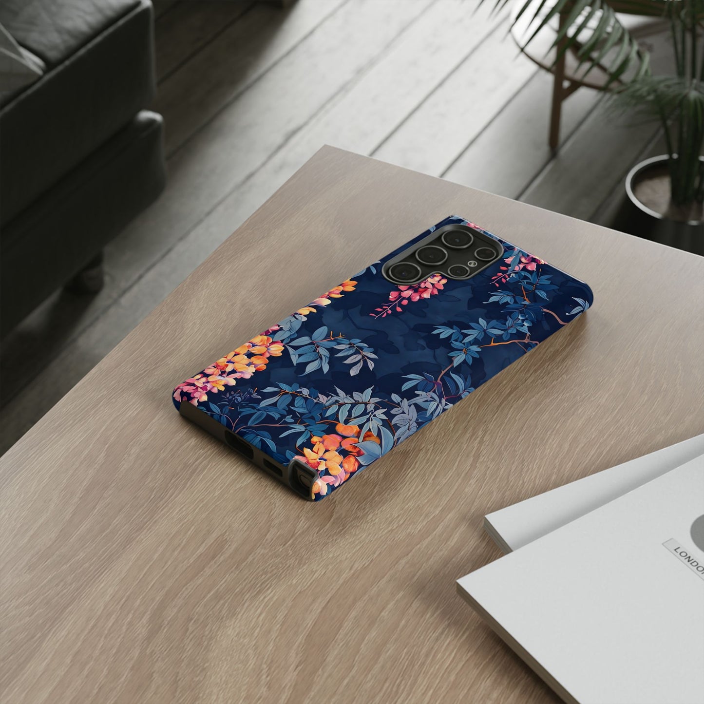 Floral iPhone Case, Tough Phone Cover, Gift for Her, Nature Lover Accessory, Spring Decor, Unique Floral Design