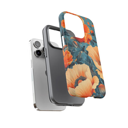 Floral Phone Case, Tough Cases for Protection and Style, Spring Aesthetic, Gift for Her, Phone Accessory for Nature Lovers