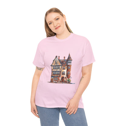 Unisex Heavy Cotton Tee - Timeless Beauty - British Village Homes