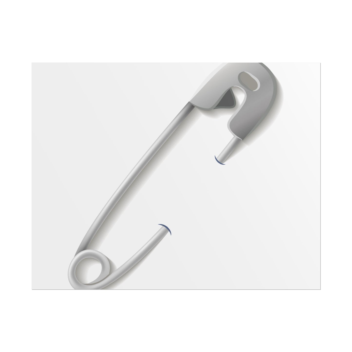 Minimalist Safety Pin Wall Art, Modern Decor, Unique Gift, Home Aesthetic, Art Print, Rolled Poster, Contemporary Interior Design