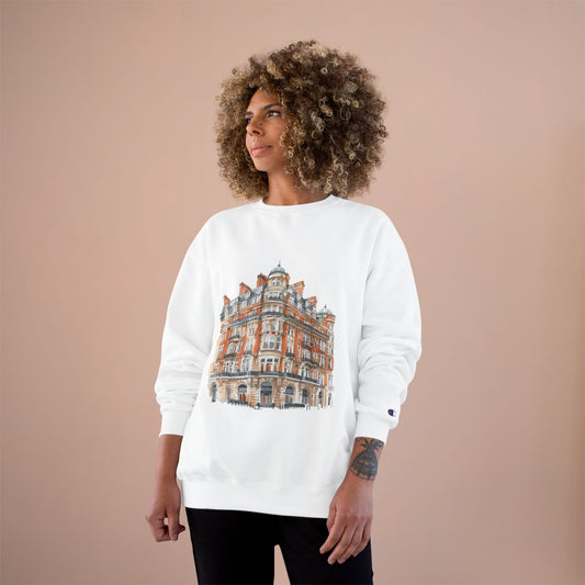 Champion Sweatshirt - Classic British Architecture - Elegant Historic Building