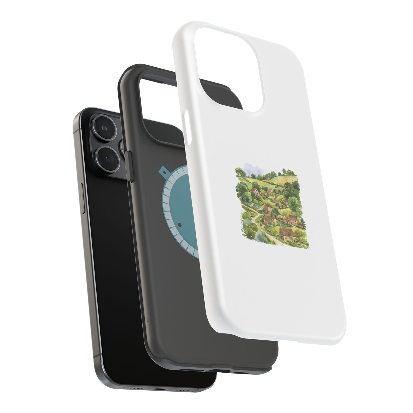 Magnetic Tough Cases with Scenic Landscape Design, Durable Phone Covers for Nature Lovers, Phone Accessories, Gift for Adventurers