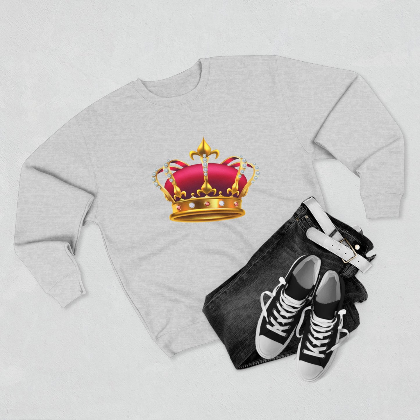 Unisex Crewneck Sweatshirt - British Royal Crown