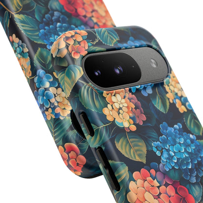 Floral Phone Case, Stylish Tough Case for Gardener Gift, Flower Lover Accessory, Pretty Floral Design, Protective Case
