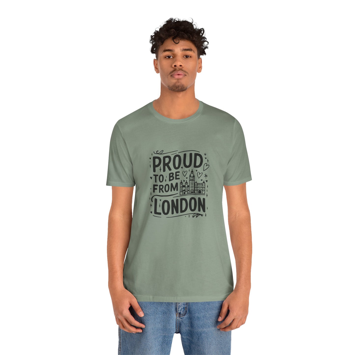 Unisex Jersey Short Sleeve Tee - Classy Proud to be from London