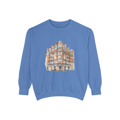 Unisex Garment-Dyed Sweatshirt - British Historic Building