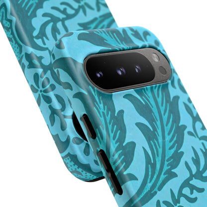 Protective Phone Case with Elegant Teal Design, Tough Cases, Floral Phone Cover, Stylish Smartphone Protection, Gifts for Her, Trendy [...]
