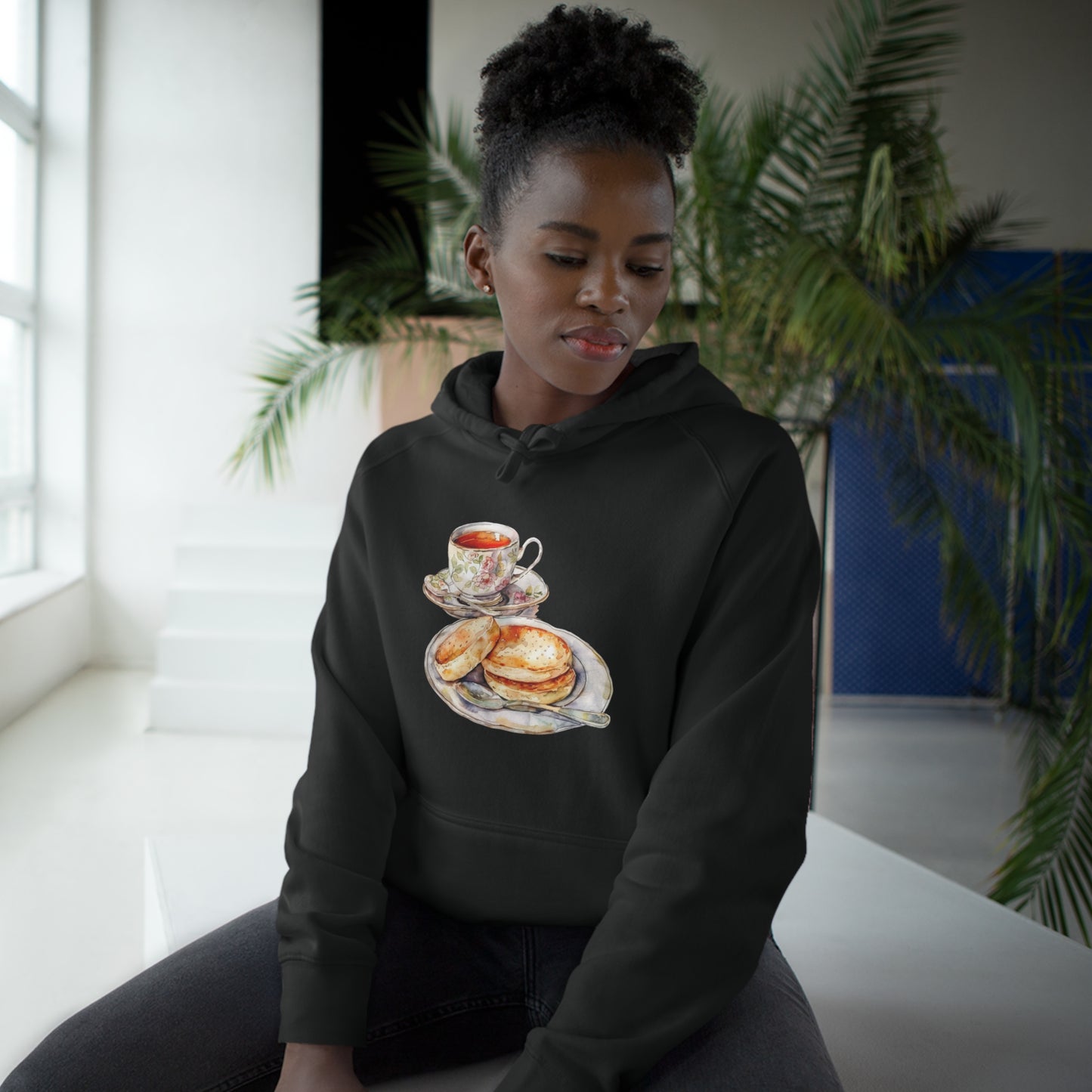 Elegant Unisex Hoodie - British Food Traditional Dishes and Culinary Delights