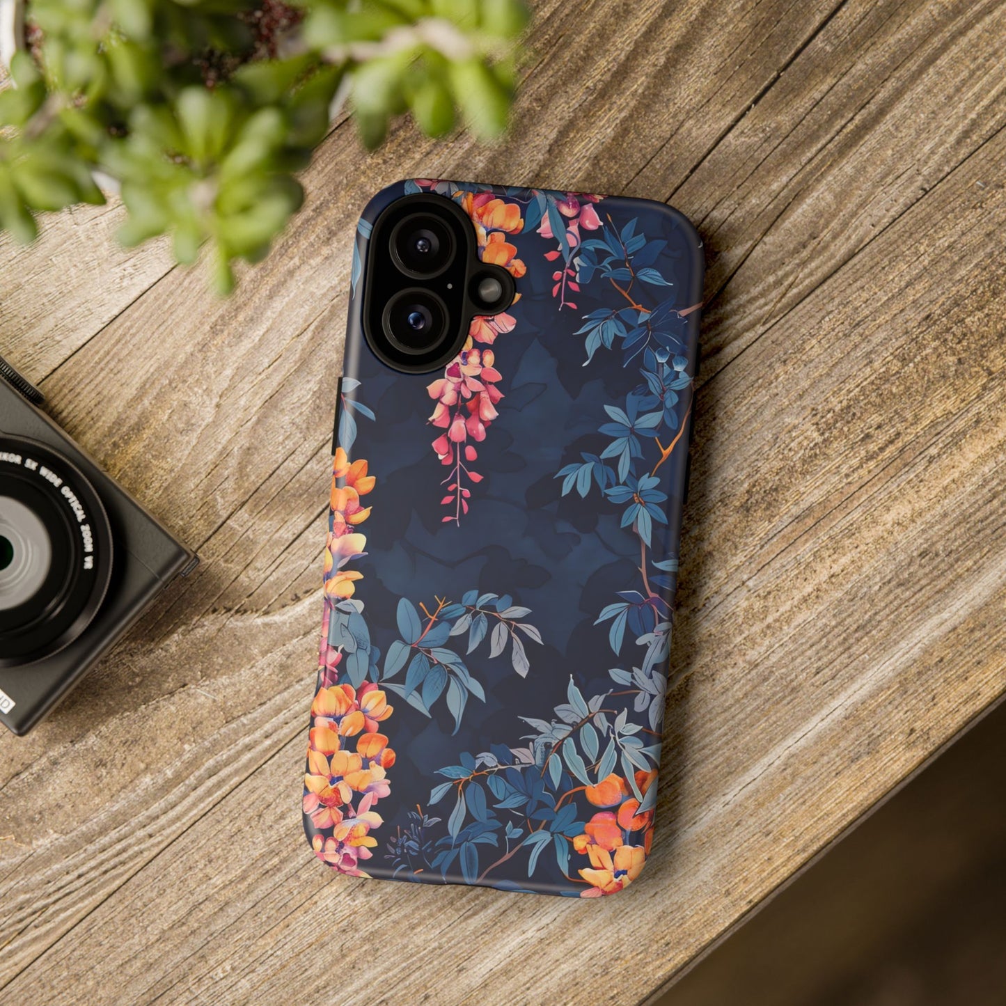 Floral iPhone Case, Tough Phone Cover, Gift for Her, Nature Lover Accessory, Spring Decor, Unique Floral Design