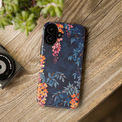 Floral iPhone Case, Tough Phone Cover, Gift for Her, Nature Lover Accessory, Spring Decor, Unique Floral Design