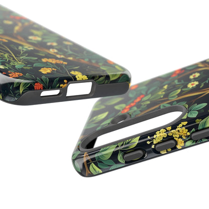 Floral iPhone Case, Nature Inspired Tough Case, Botanical Phone Cover, Eco-Friendly Gift, Unique Floral Design