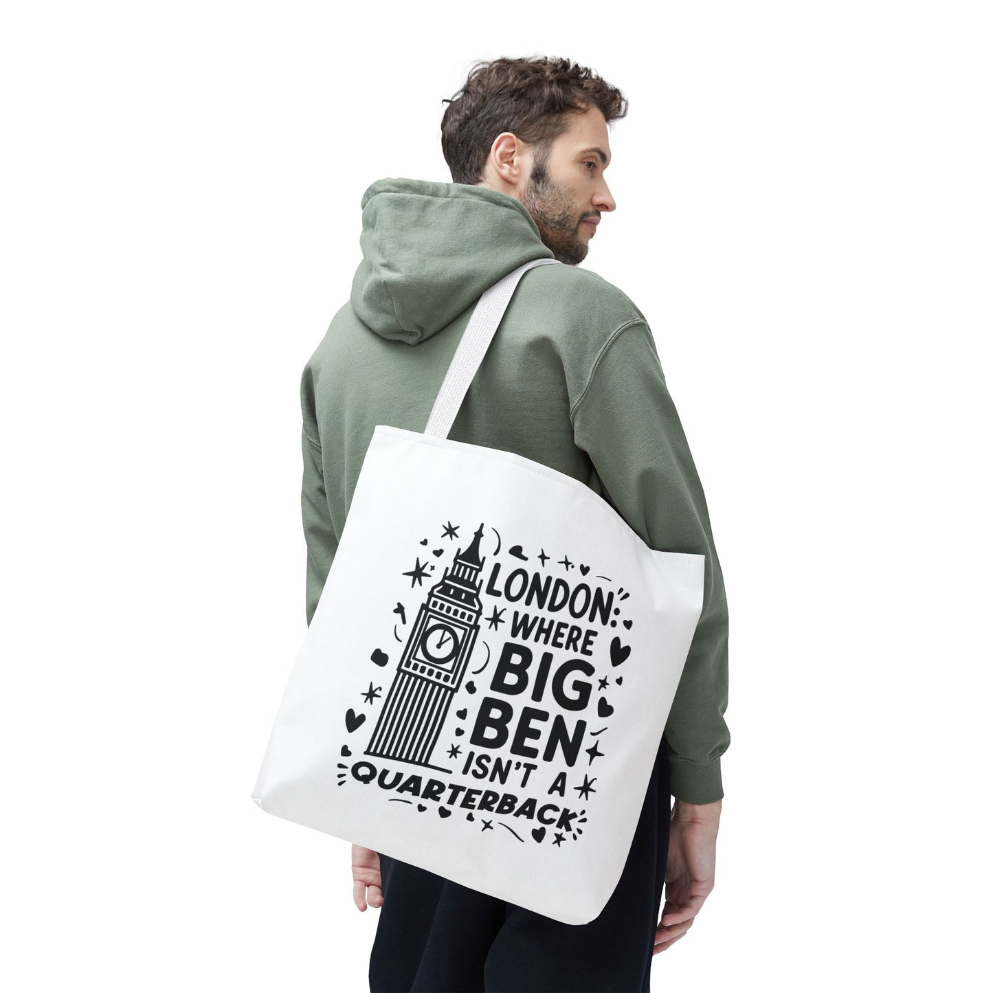 London-Themed Tote Bag, Perfect for Travelers, Gifts for Friends, Everyday Use, London Souvenir, Unique Tote Bag