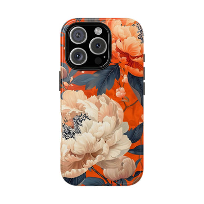 Floral Tough Case, Durable Floral Phone Case, Stylish Protection Case, Gift for Her, Spring Accessories, Mother’s Day Gift