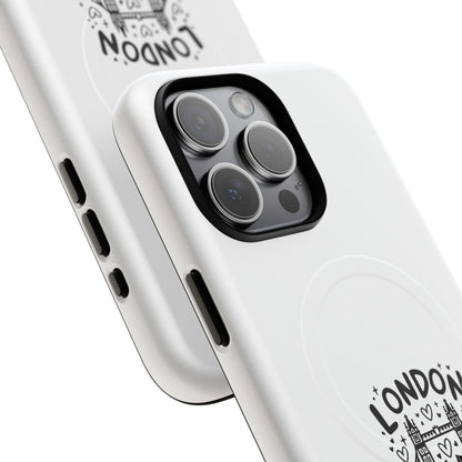 London-Inspired Tough Magnetic Cases | Perfect for Travelers, Gift for Friends, Unique Phone Protection, London Souvenirs, Travel Gifts