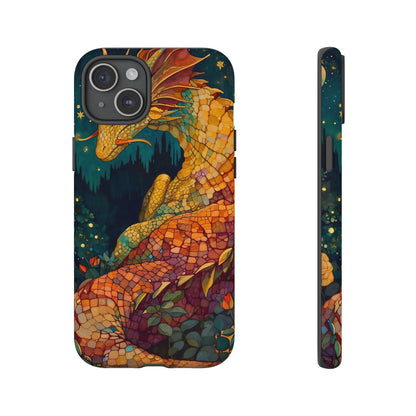 Dragon Art Phone Case, Tough Phone Cover, Fantasy Gift, Unique Mobile Accessory, Dragon Lover Gift, Stylish Protection