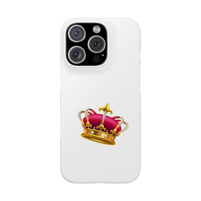 Stylish Crown Phone Case | Slim Fit, Fun Design, Ideal Gift for Royalty Lovers, Birthday or Holiday Present, Phone Accessories