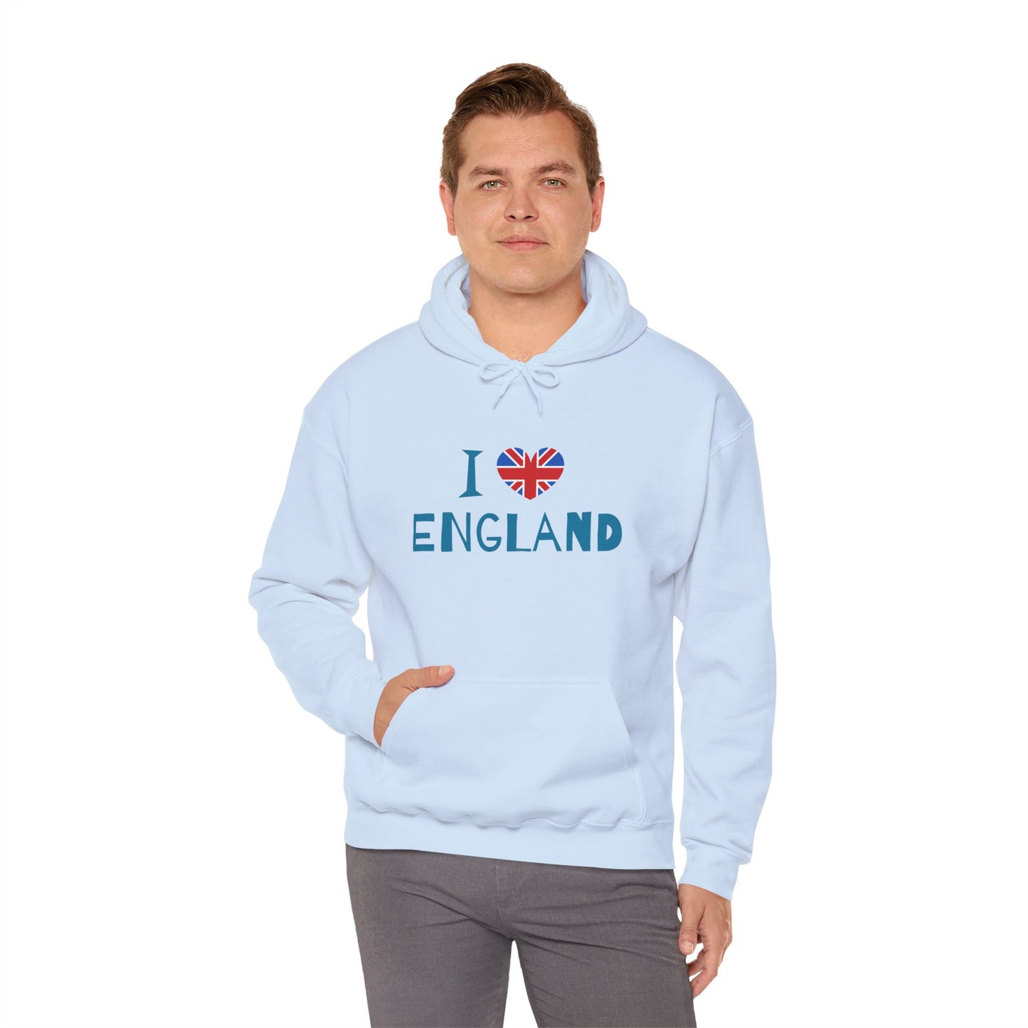Unisex Heavy Blend™ Hooded Sweatshirt - Timeless Union Jack British Flag Art